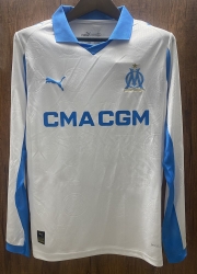 2526 Marseille Home Long Sleeve Soccer Jersey